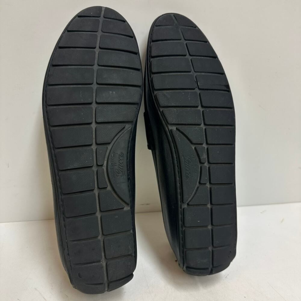 GUC Gucci Microguccissima Leather GG Loafers Drivers Made in Italy UK 9.5 US 10 - Picture 11 of 13